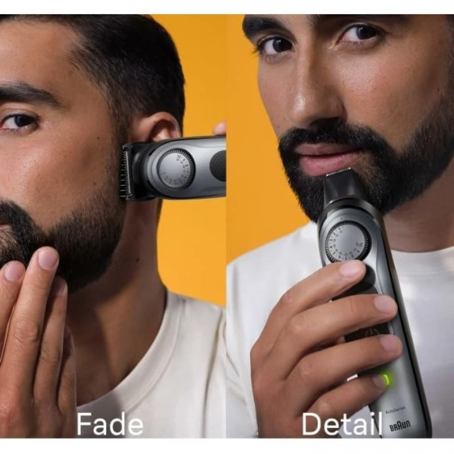 Cortabarbas Braun BeardTrimmer 7 BT7420/ con Batería/ 6 Accesorios
