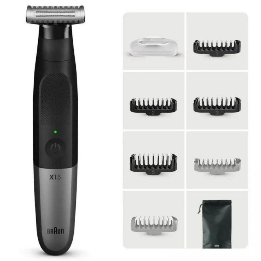 Afeitadora Braun Wet and Dry Serie X XT5200/ con Batería/ 6 Accesorios