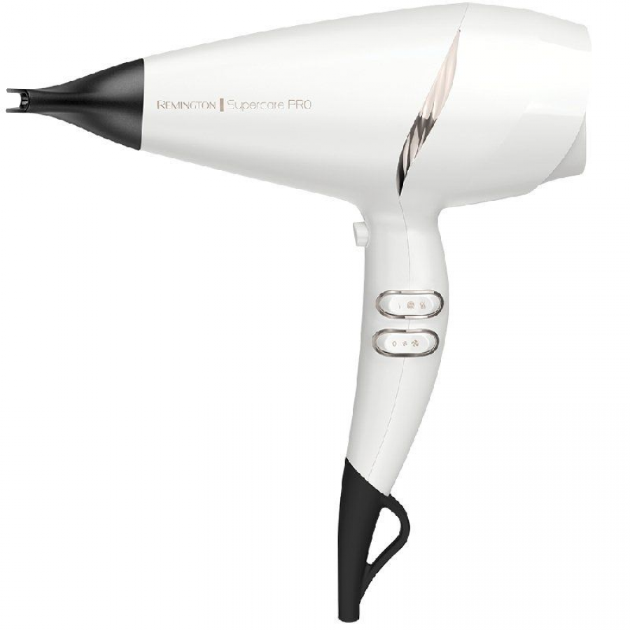 Secador Remington SuperCare Pro 2200 AC7200W/ 2200W/ Iónico/ Blanco
