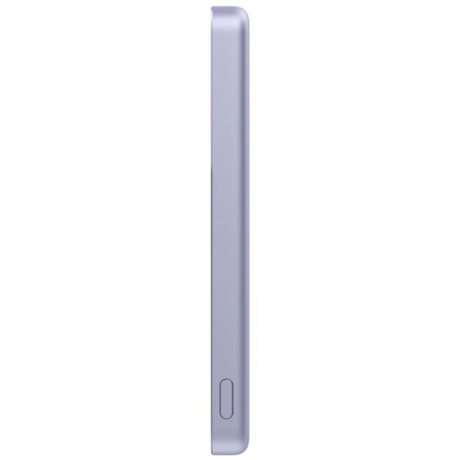 Powerbank 5000mAh Xiaomi Super Slim Magnetic Power Bank 5000/ Wireless/ Púrpura/ Incluye Cable USB Tipo-C