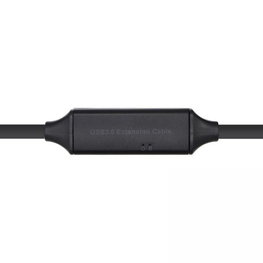 Cable Alargador USB 3.0 Aisens A105-0409/ USB Macho - USB Hembra/ 15m/ Negro - Imagen 3