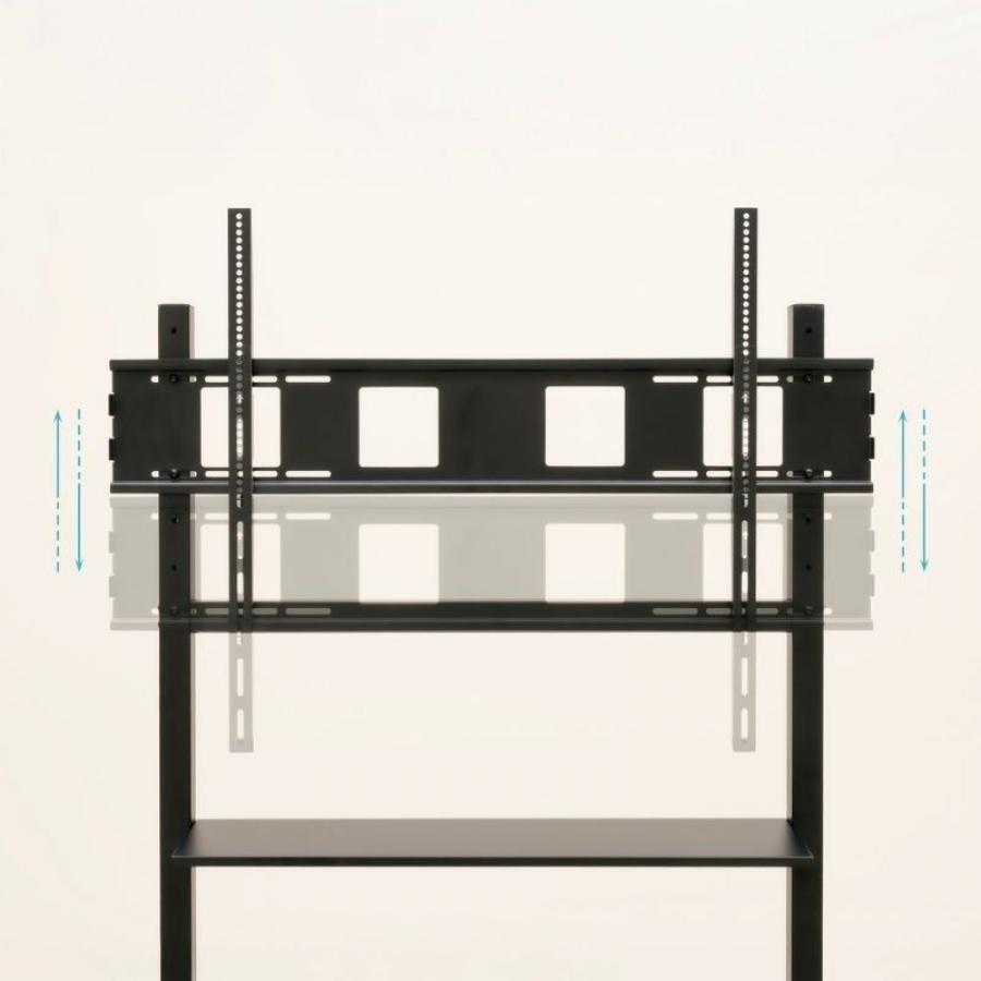 Soporte de Suelo Ajustable con Ruedas TooQ FS20105M-B para TV de 60-105'/ hasta 120kg