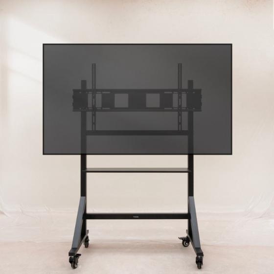 Soporte de Suelo Ajustable con Ruedas TooQ FS20105M-B para TV de 60-105'/ hasta 120kg