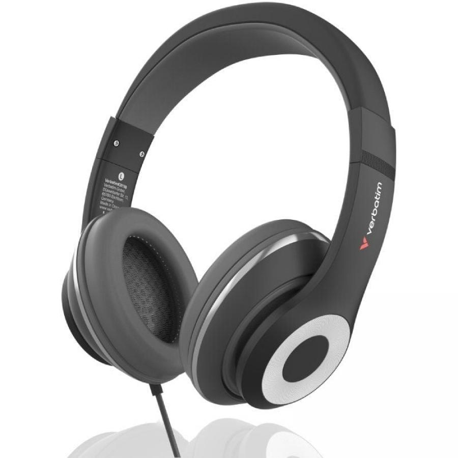 Auriculares Verbatim TruSound/ con Micrófono/ USB Tipo-C/ Negros