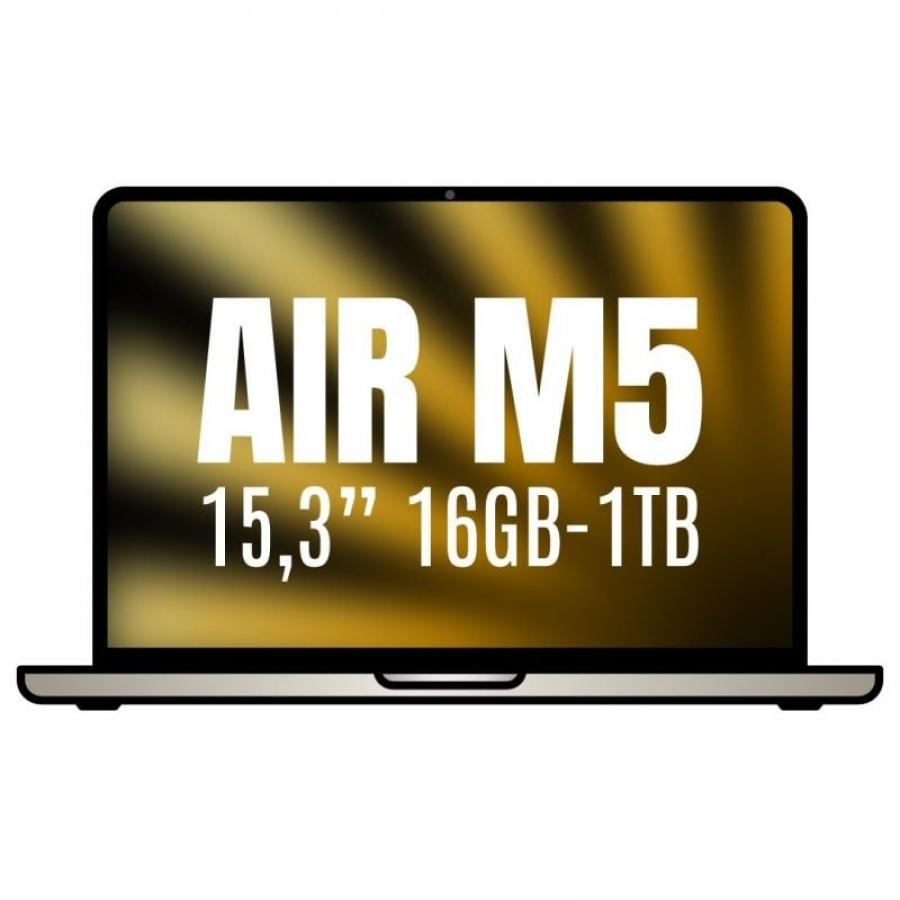 Apple Macbook Air 15,3'/ M5 10-Core CPU/ 16GB/ 1TB SSD/ 10-Core GPU/ Blanco Estrella