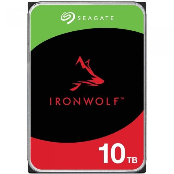 Disco Duro Seagate IronWolf NAS ST10000VN000 10TB/ 3.5'/ SATA III/ 256MB