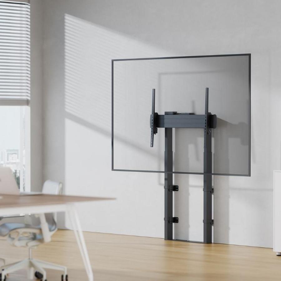 Soporte de Suelo y Pared Inclinable/ Giratorio Aisens FWF100E-269 para TV de 55-100'/ hasta 50kg