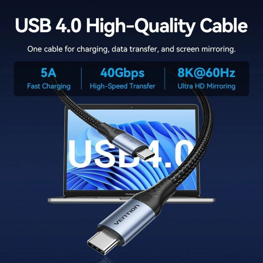 Docking USB Tipo-C Vention TPWH0/ 2xHDMI 4K/ 1xDisplayPort/ 3xUSB/ 2xUSB Tipo-C/ 1xUSB Tipo-C PD/ 1xRJ45/ 1xLector Tarjetas/ Gri