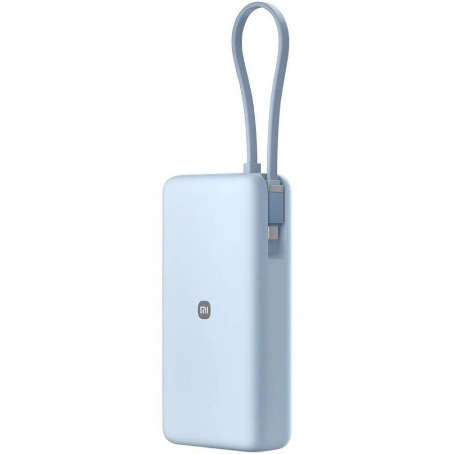 Powerbank 20000mAh Xiaomi 67W Power Bank Integrated Cable/ 67W/ Azul/ Incluye Cable USB Tipo-C