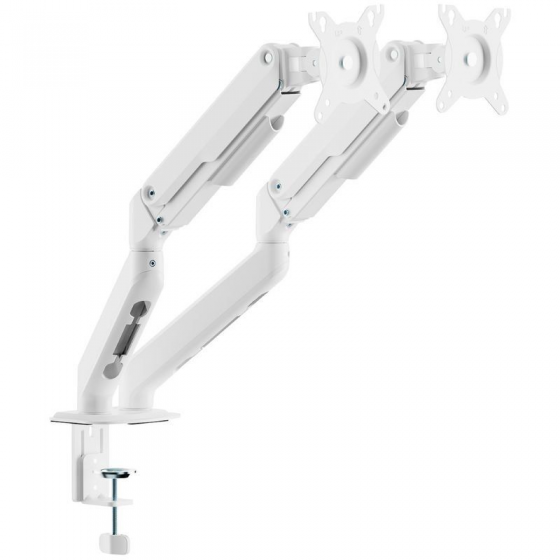 Soporte de Mesa con Contrapeso para 2 Monitores Aisens DT32TSR-437/ Giratorio/ Inclinable/ hasta 9kg