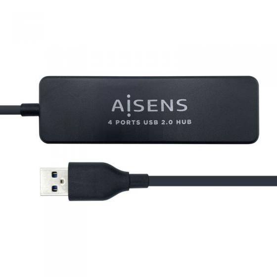 Hub USB 2.0 Aisens A104-0402/ 4 Puertos USB - Imagen 2