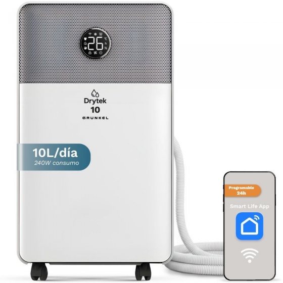 Deshumidificador Grunkel DH-10DT/ Depósito 2L