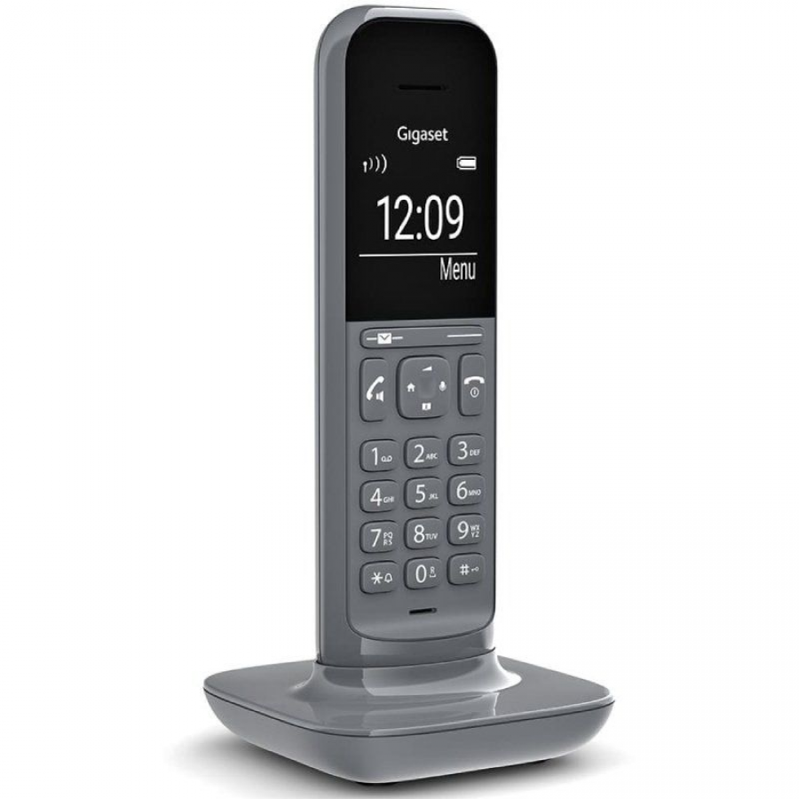 Teléfono Inalámbrico Gigaset CL390/ Pack DUO/ Gris