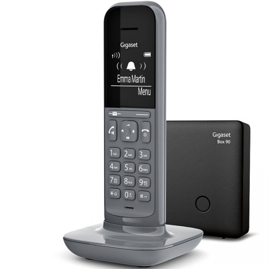 Teléfono Inalámbrico Gigaset CL390/ Pack DUO/ Gris
