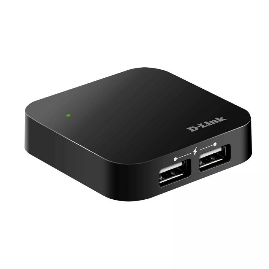 Hub USB 2.0 con Alimentación Externa D-Link DUB-H4/ 4 Puertos - Imagen 1