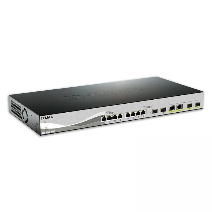 Switch Gestionable D-Link DXS-1210-12TC 12 Puertos/ 10G Ethernet 10/100/1000/ SFP