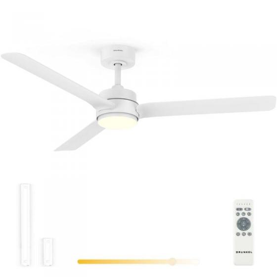 Ventilador de Techo Grunkel SKYEASY52/ 30W/ 3 Aspas 132cm/ 6 Velocidades