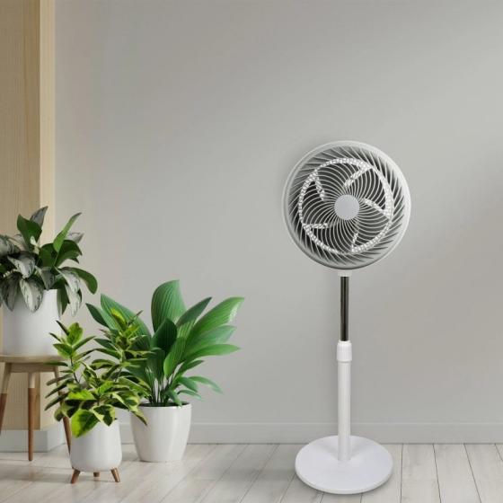 Ventilador de Pie Daewoo DW9002/ 90W/ 5 Aspas 30cm/ 3 Velocidades