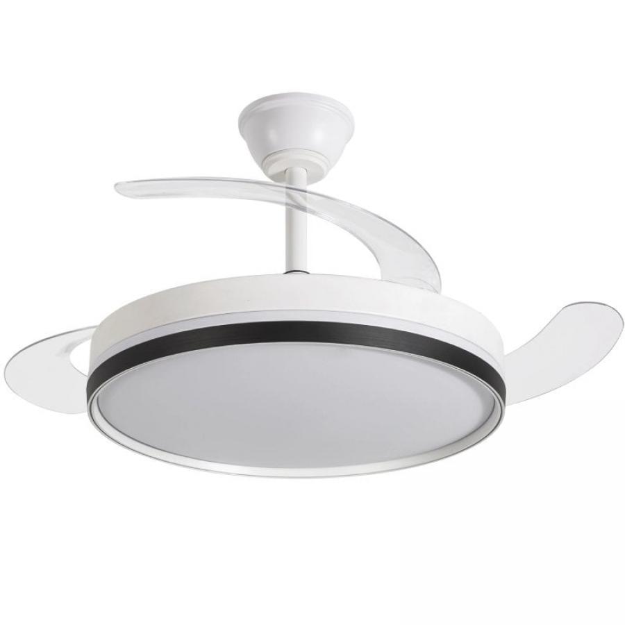 Ventilador de Techo Daewoo con aspas retráctiles DW5009/ 30W/ 3 Aspas/ 6 Velocidades