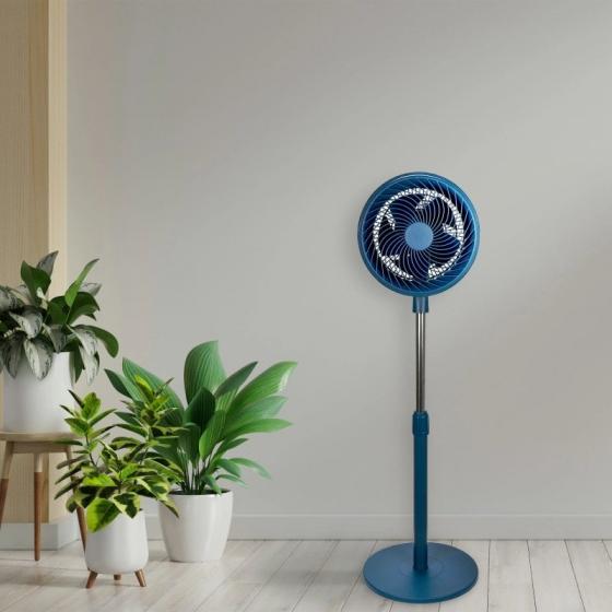 Ventilador de Pie Daewoo DW9005/ 80W/ 5 Aspas 25cm/ 3 Velocidades