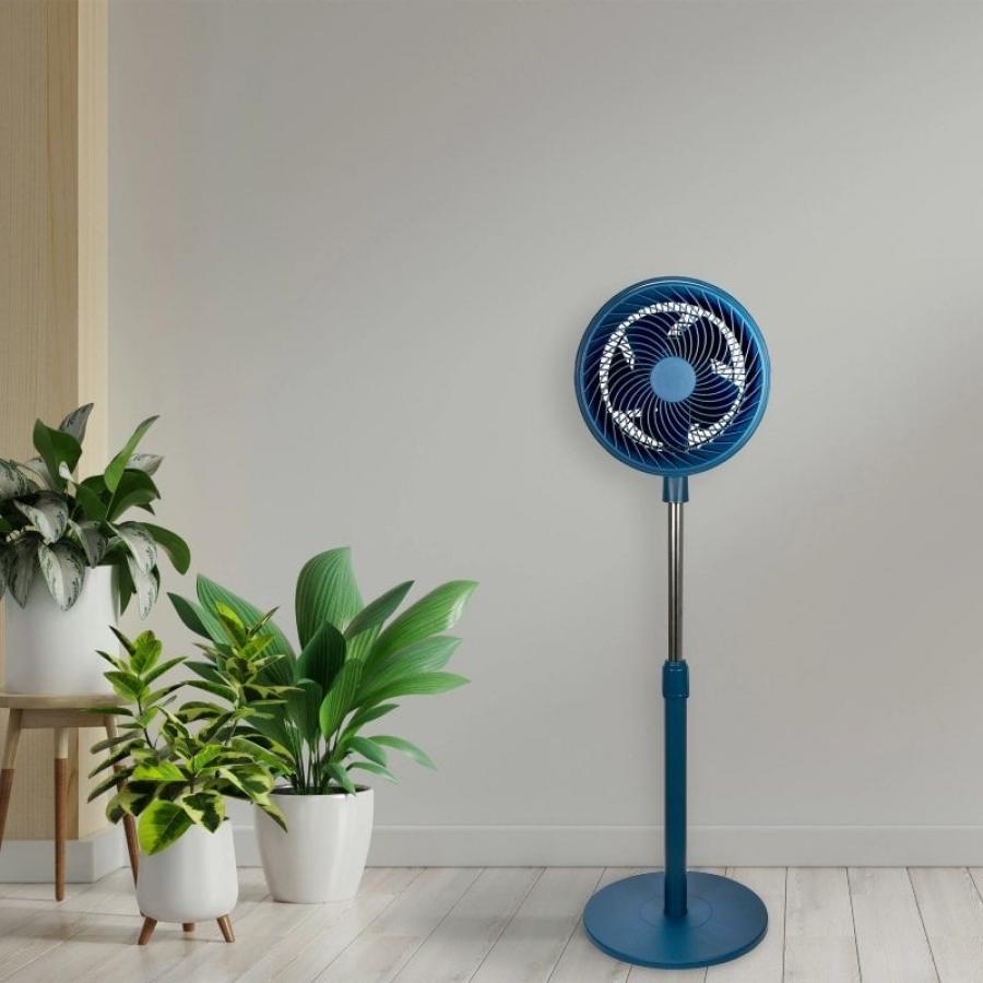 Ventilador de Pie Daewoo DW9005/ 80W/ 5 Aspas 25cm/ 3 Velocidades