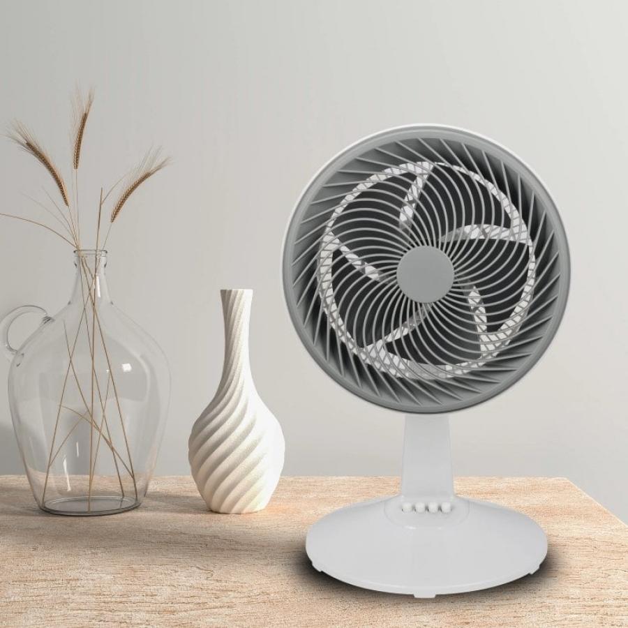 Ventilador de Sobremesa Daewoo DW9010/ 90W/ 5 Aspas 30cm/ 3 Velocidades