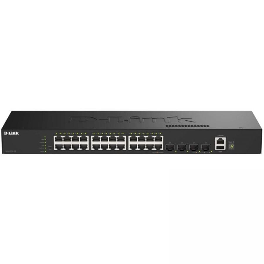 Switch Gestionable D-Link DGS-1530-28/E 24 Puertos/ RJ-45 10/100/1000/ SFP