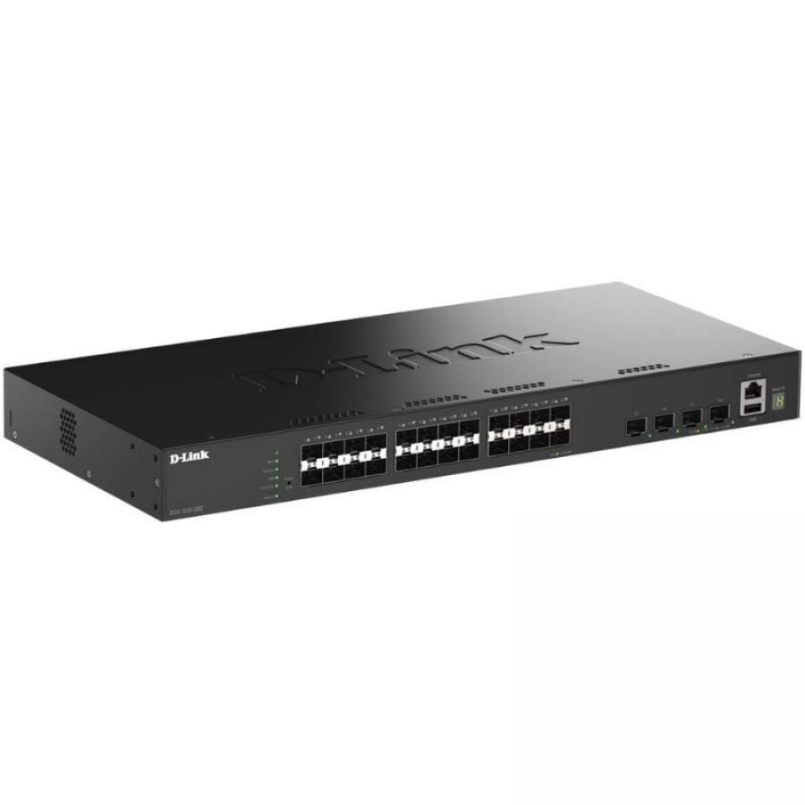 Switch Gestionable D-Link DGS-1530-28S/E 24 Puertos/ RJ-45 10/100/1000/ SFP