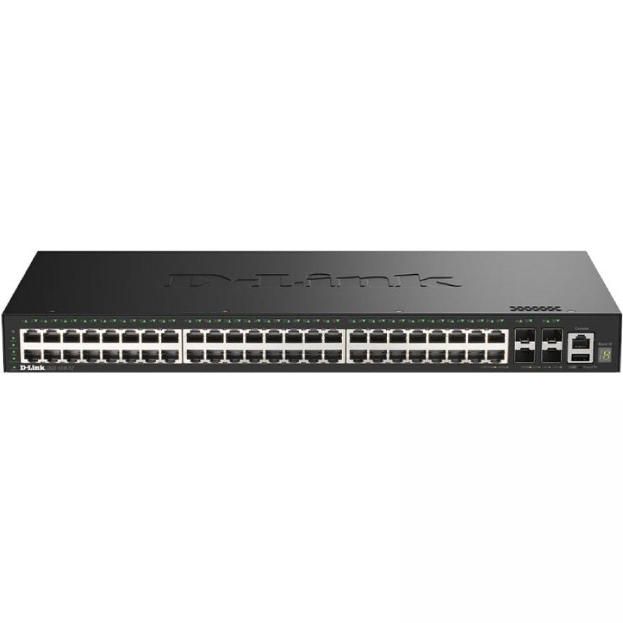 Switch Gestionable D-Link DGS-1530-52/E 48 Puertos/ RJ-45 10Gbps/ SFP/ PoE