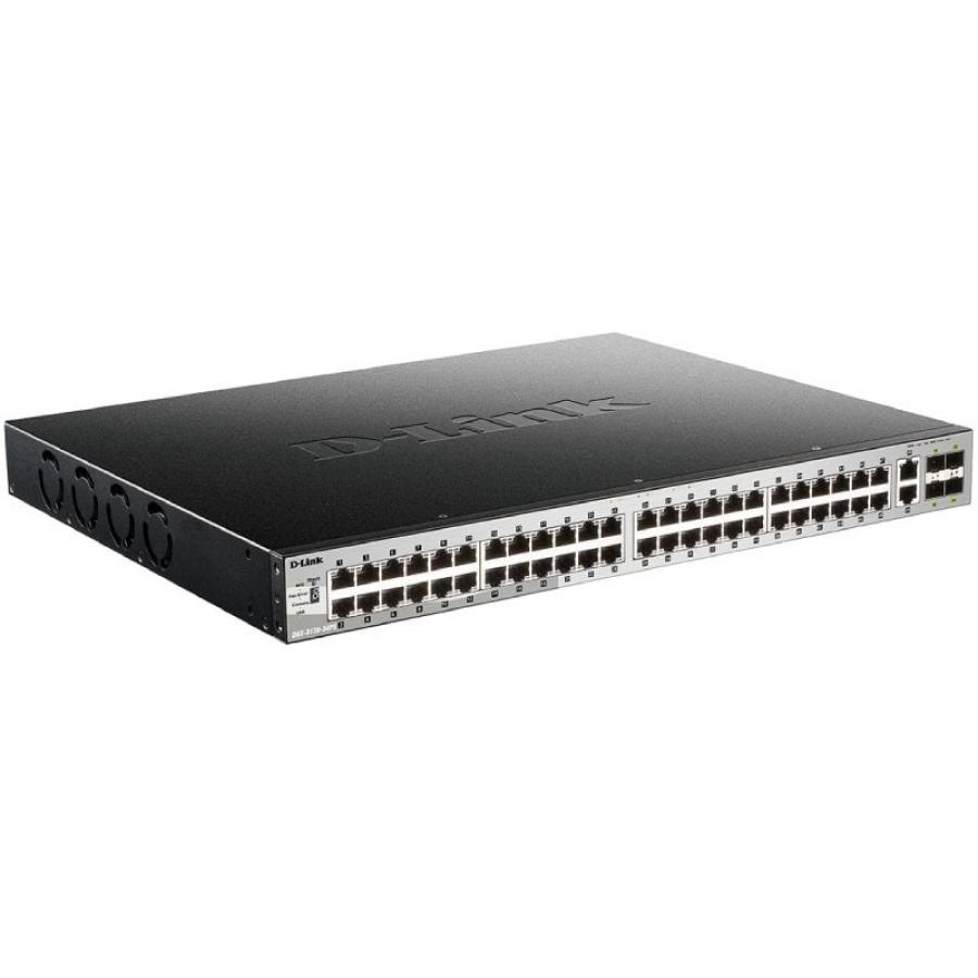 Switch Gestionable D-Link DGS-3130-54PS/E 50 Puertos/ RJ-45 10/100/1000/ SFP/ PoE