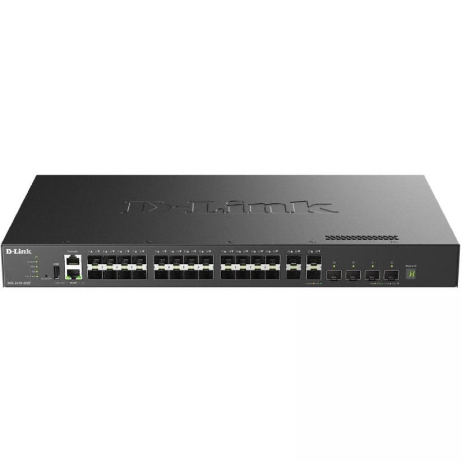 Switch Gestionable D-Link DXS-3410-32XY 2 Puertos/ RJ-45 10/100/1000/ SFP/ PoE