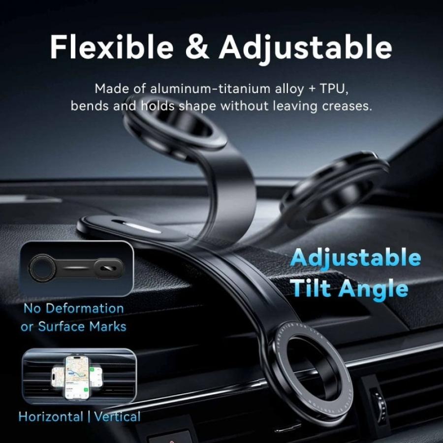 Soporte de Smartphone para Coche Vention KSIB0/ Negro