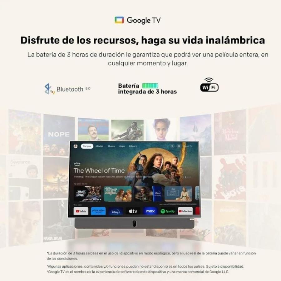 Televisor Portable Metz 24MPE7000Z 24'/ Full HD/ Smart TV/ WiFi