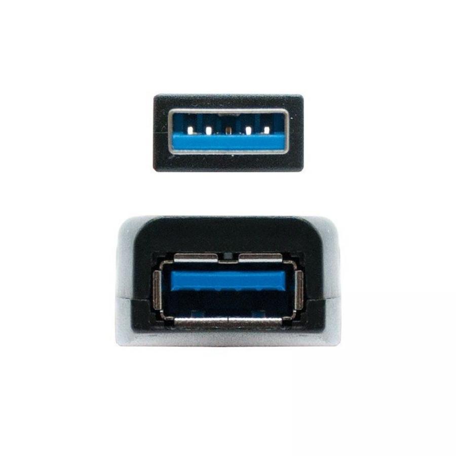 Cable Alargador USB 3.0 Nanocable 10.01.0313/ USB Macho - USB Hembra/ 15m/ Negro - Imagen 3