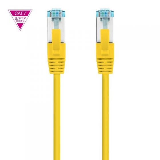 Cable de Red RJ45 SFTP Nanocable 10.20.1700-L25-Y Cat7/ LSZH/ 25cm/ Amarillo