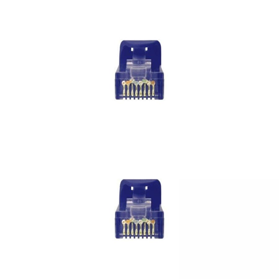 Cable de Red RJ45 UTP Nanocable 10.20.1800-L25-BL Cat.6A/ LSZH/ 25cm/ Azul