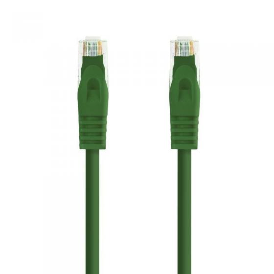 Cable de Red RJ45 UTP Nanocable 10.20.1800-L25-GR Cat.6A/ LSZH/ 25cm/ Verde