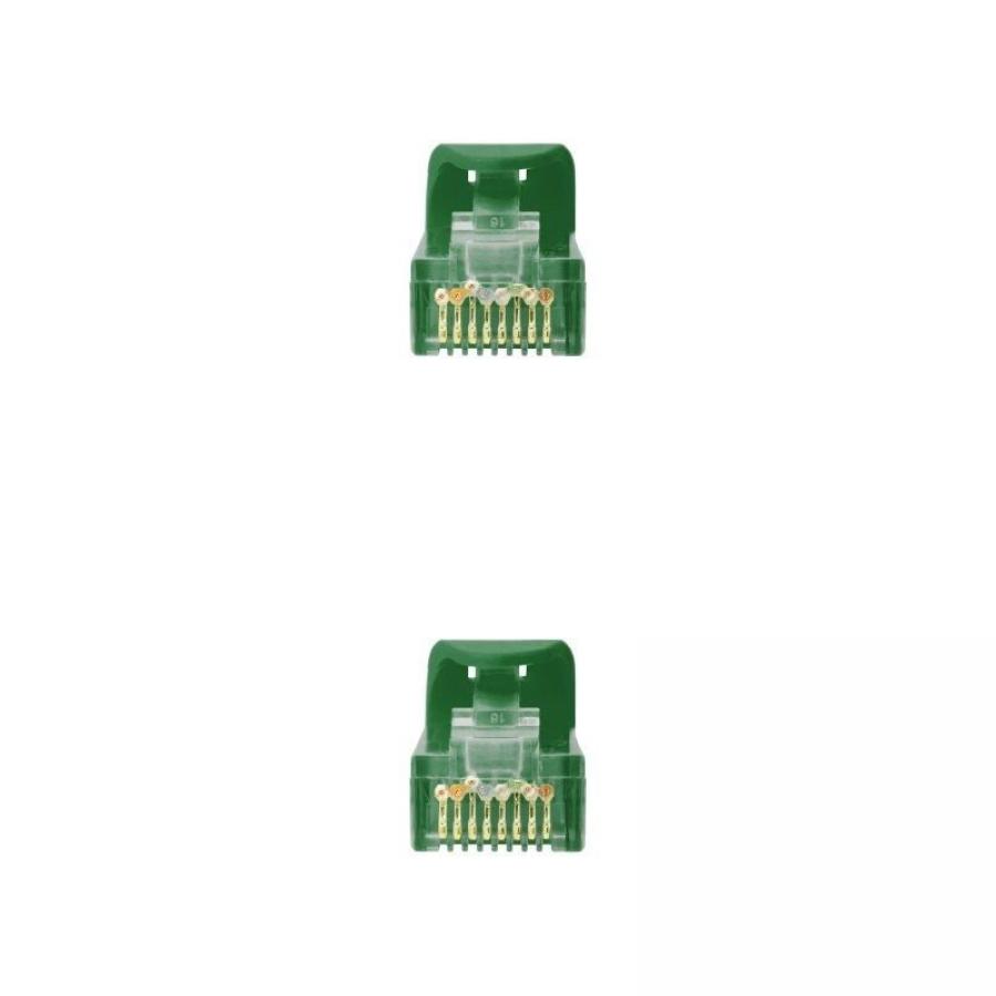 Cable de Red RJ45 UTP Nanocable 10.20.1800-L25-GR Cat.6A/ LSZH/ 25cm/ Verde