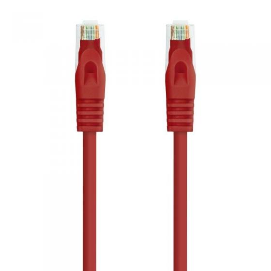 Cable de Red RJ45 UTP Nanocable 10.20.1800-L25-R Cat.6A LSZH 25cm Rojo