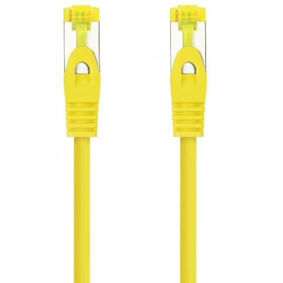 Cable de Red RJ45 SFTP Nanocable 10.20.1900-L25-Y Cat.6A/ LSZH/ 25cm/ Amarillo