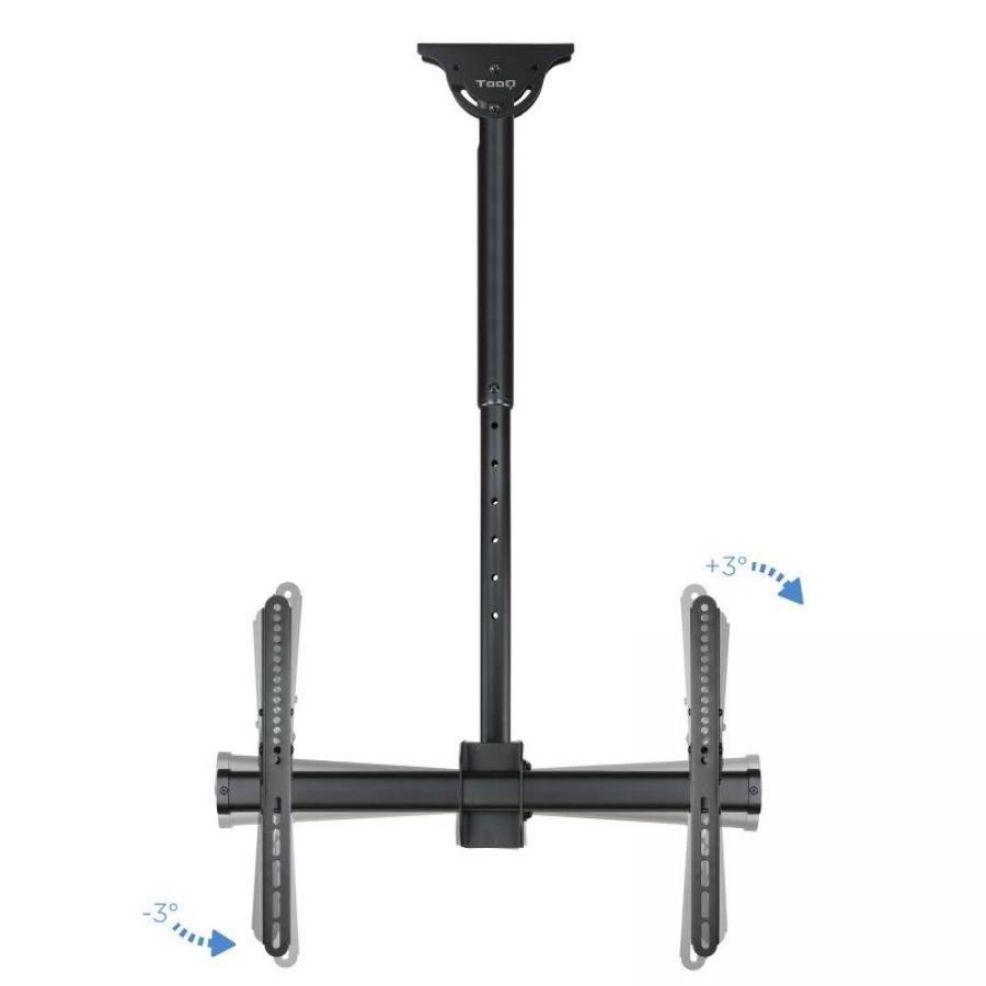 Soporte de Techo Giratorio/ Inclinable/ Nivelable TooQ LPCE1170TSLI-B para TV de 37-70'/ hasta 50kg