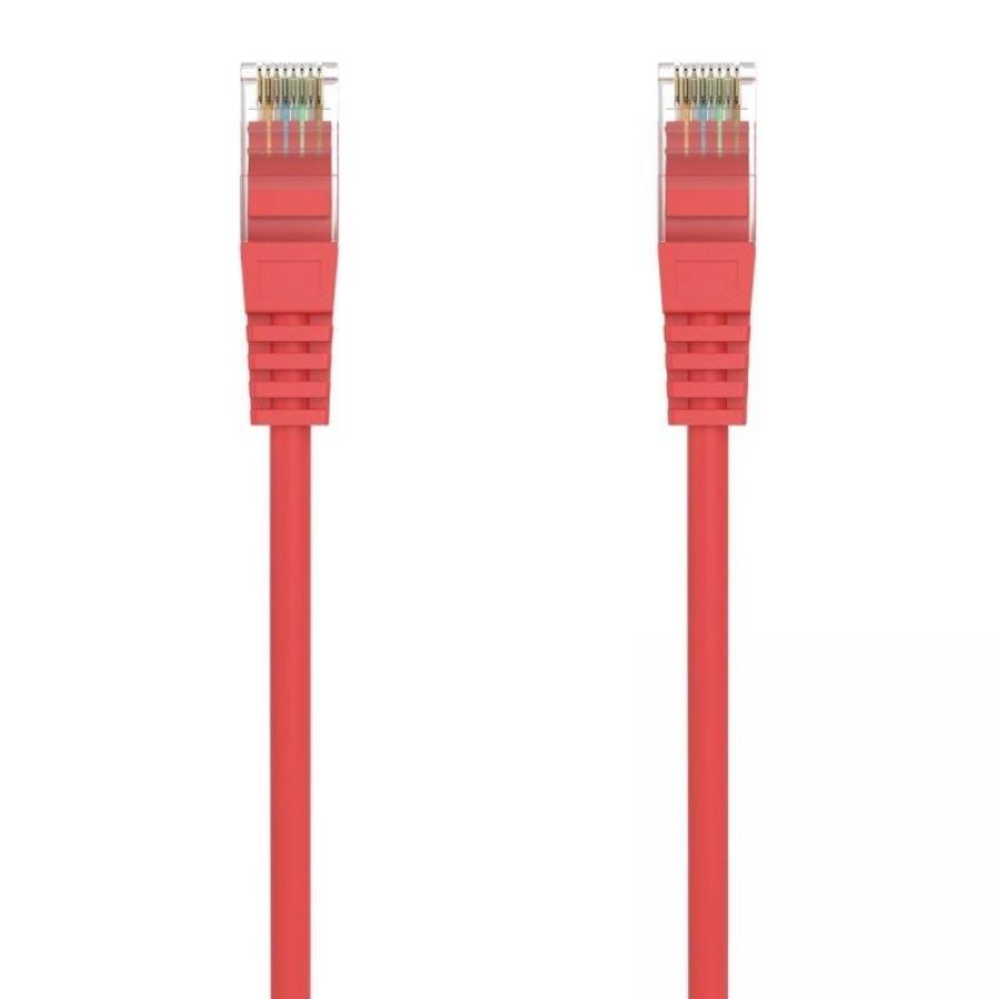 Cable de Red RJ45 AWG24 UTP Aisens A145-0562 Cat.6A/ LSZH/ 3m/ Rojo