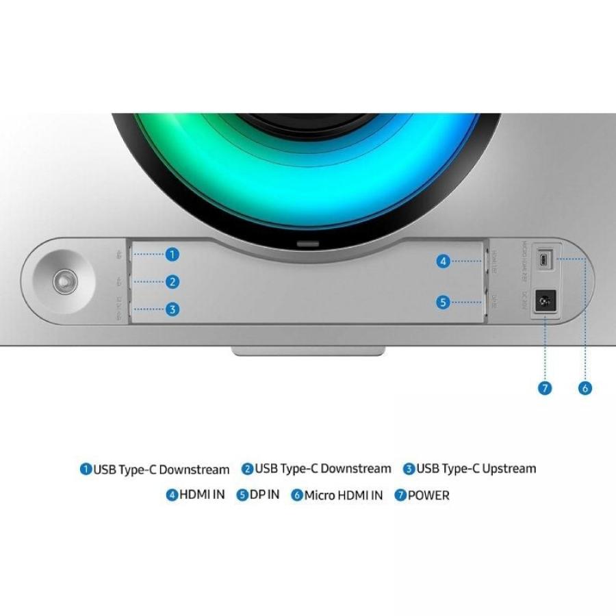 Monitor Gaming Ultrapanorámico Curvo Samsung Odyssey OLED G9 S49DG954SU 49'/ Dual QHD/ 0.03ms/ 240Hz/ OLED/ Multimedia/ Regulabl