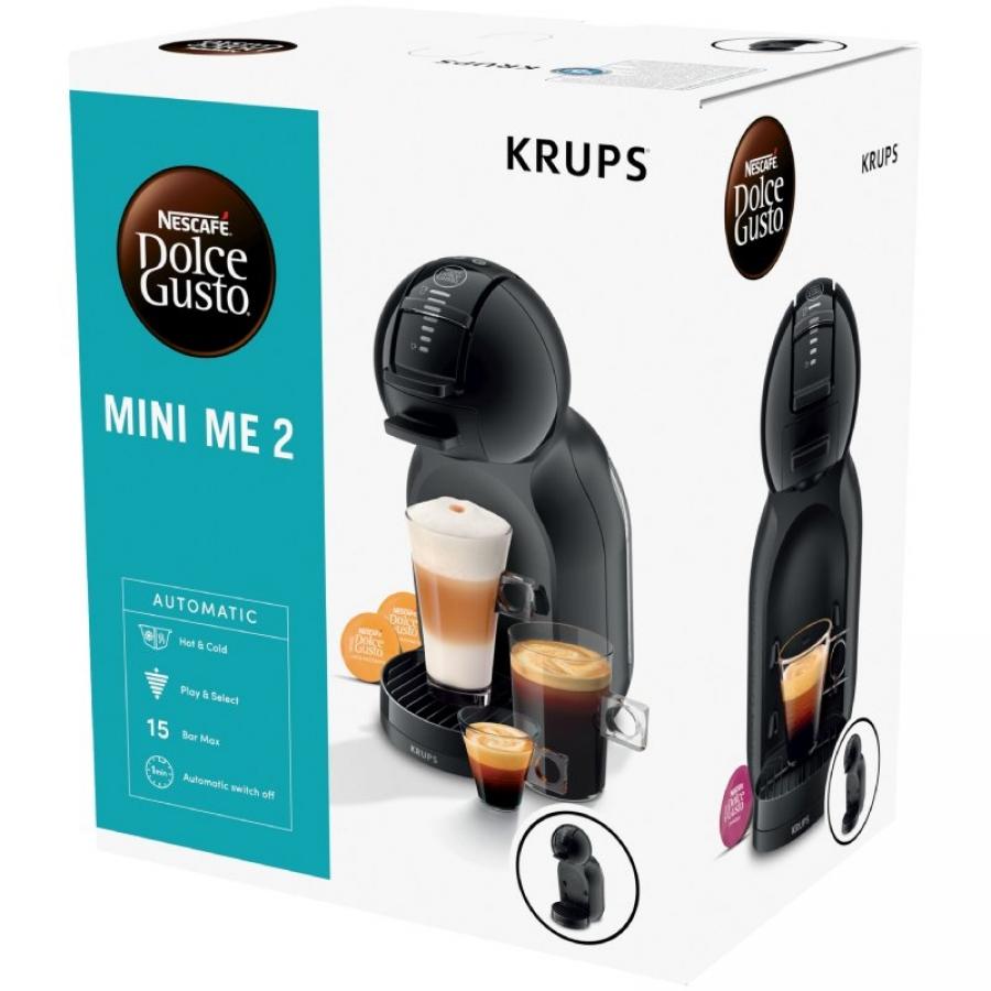 Cafetera de Cápsulas Krups Dolce Gusto Mini Me 2/ Negro
