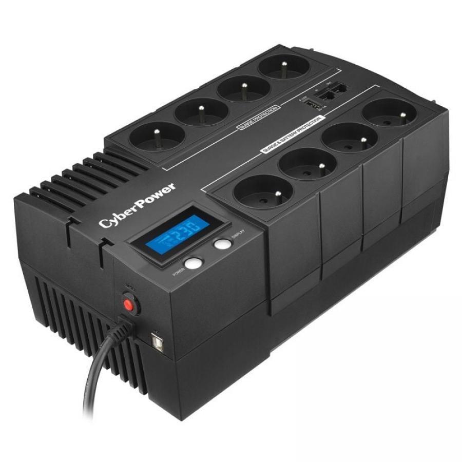 SAI Línea Interactiva Cyberpower BR700ELCD/ 700VA-420W/ 8 Salidas/ Formato Bloque