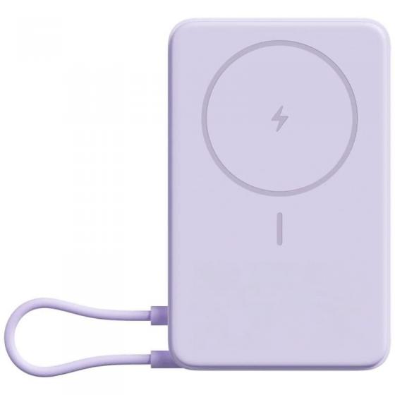 Powerbank 10000mAh Xiaomi Magnetic Power Bank 10000/ Wireless/ Púrpura