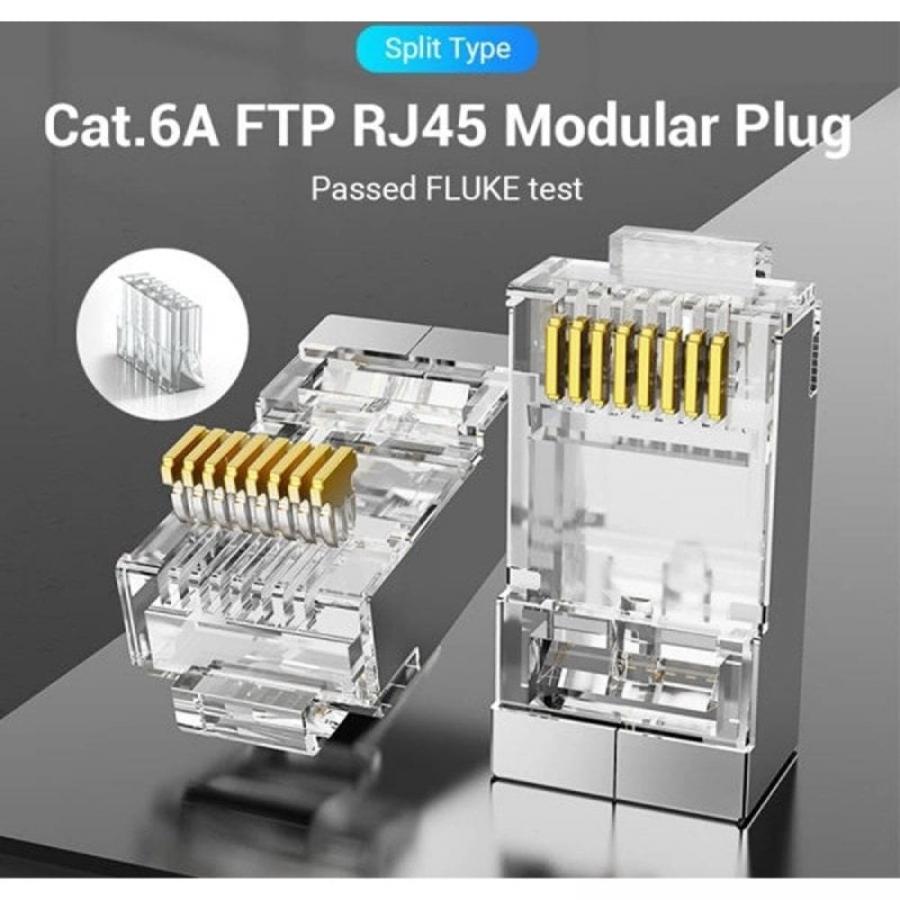 Conector RJ45 IDFR0-50/ Cat.6A FTP/ 50 uds