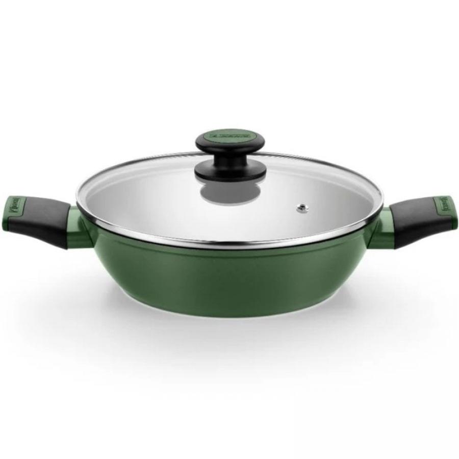 Pack Batería de Cocina Monix Forest M509900/ Cazo Ø16cm/ Cacerolas bajas Ø24 - 28cm/ Cacerolas Ø20cm/ Acero Inoxidable/ Apta par