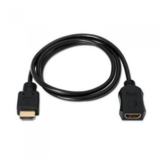 Cable Alargador HDMI Nanocable 10.15.1003/ HDMI Macho - HDMI Hembra/ 3m/ Negro