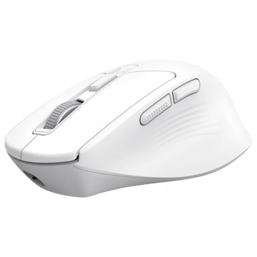 Ratón Inalámbrico Trust Niven Confort 26022/ Batería recargable/ Hasta 3200 DPI/ Blanco